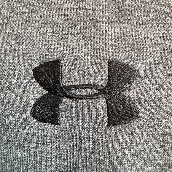 Mens Under Armour Heather Gray Zip-Up Jacket, like new, never worn, size MD - Picture 5 of 7